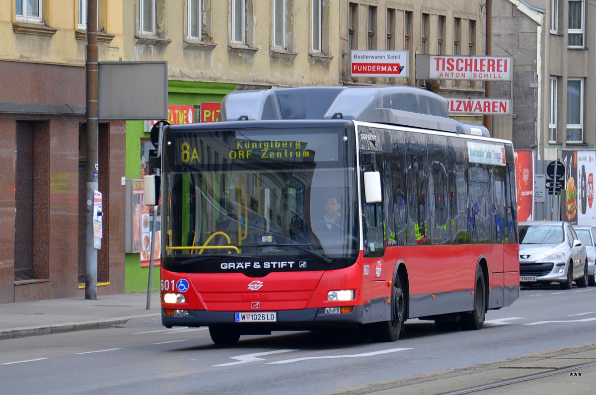 Rakousko, MAN A21 Lion's City NL273 LPG č. 8601