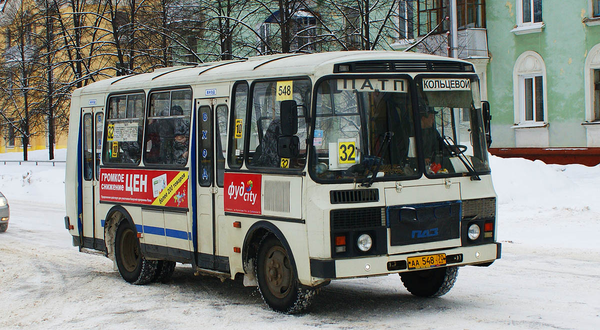 Томская область, ПАЗ-32054 № АА 548 70