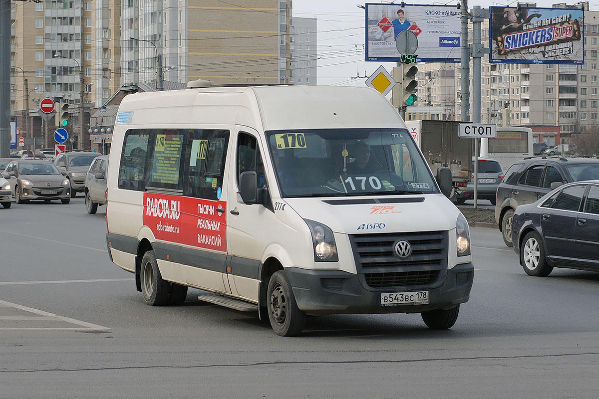 Санкт-Петербург, Луидор-22370C (Volkswagen Crafter) № 2774