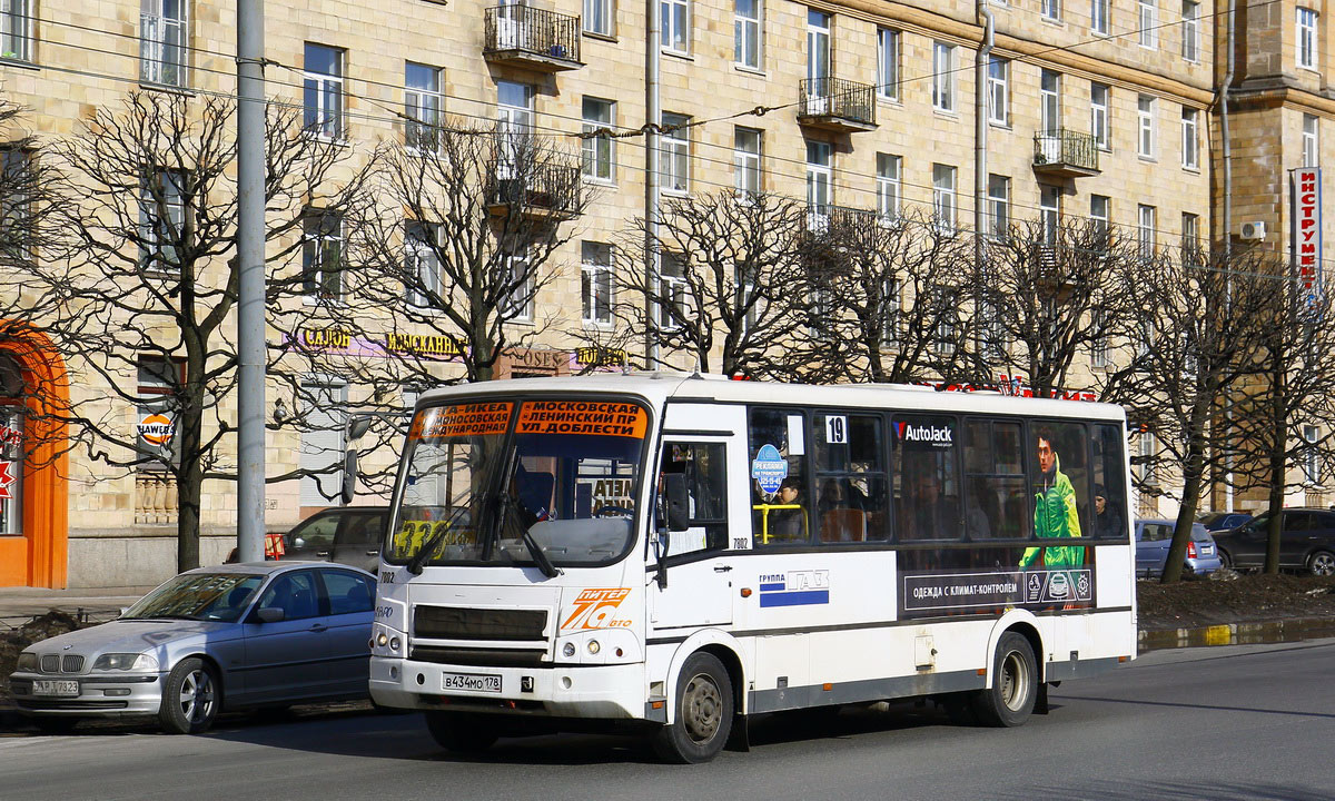 Санкт-Петербург, ПАЗ-320412-05 № 7802