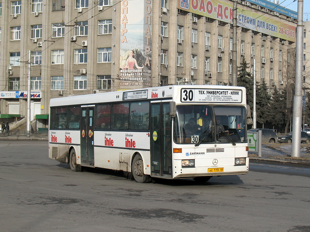 Липецкая область, Mercedes-Benz O405 № АЕ 119 48