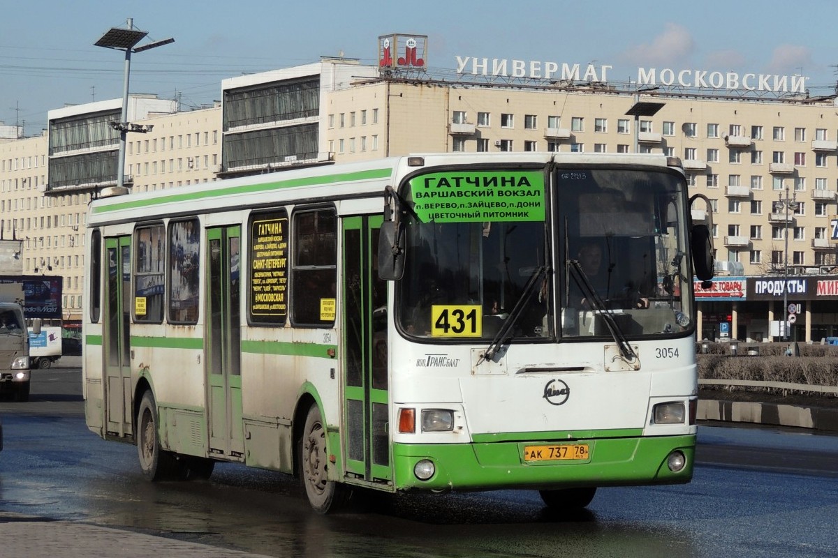 Ленинградская область, ЛиАЗ-5256.25 № 3054