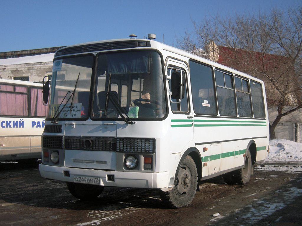 Тюменская область, ПАЗ-3205-110 № О 244 ОМ 72