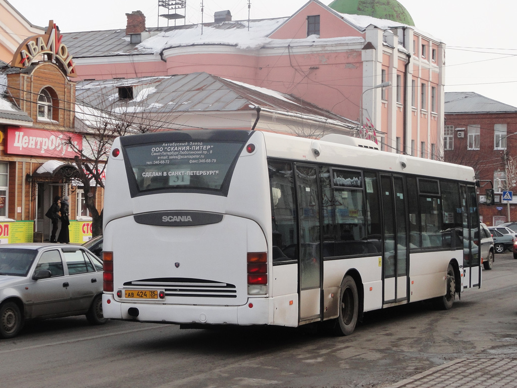 Вологодская область, Scania OmniLink I (Скания-Питер) № АВ 424 35