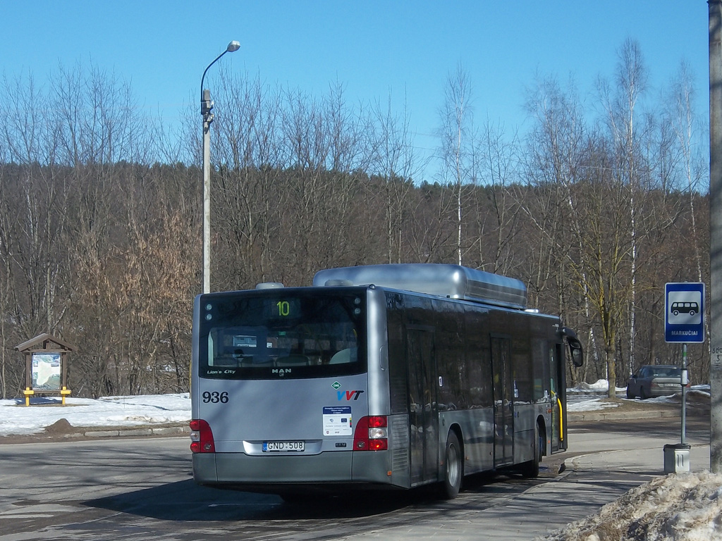 Литва, MAN A21 Lion's City NL273 CNG № 936