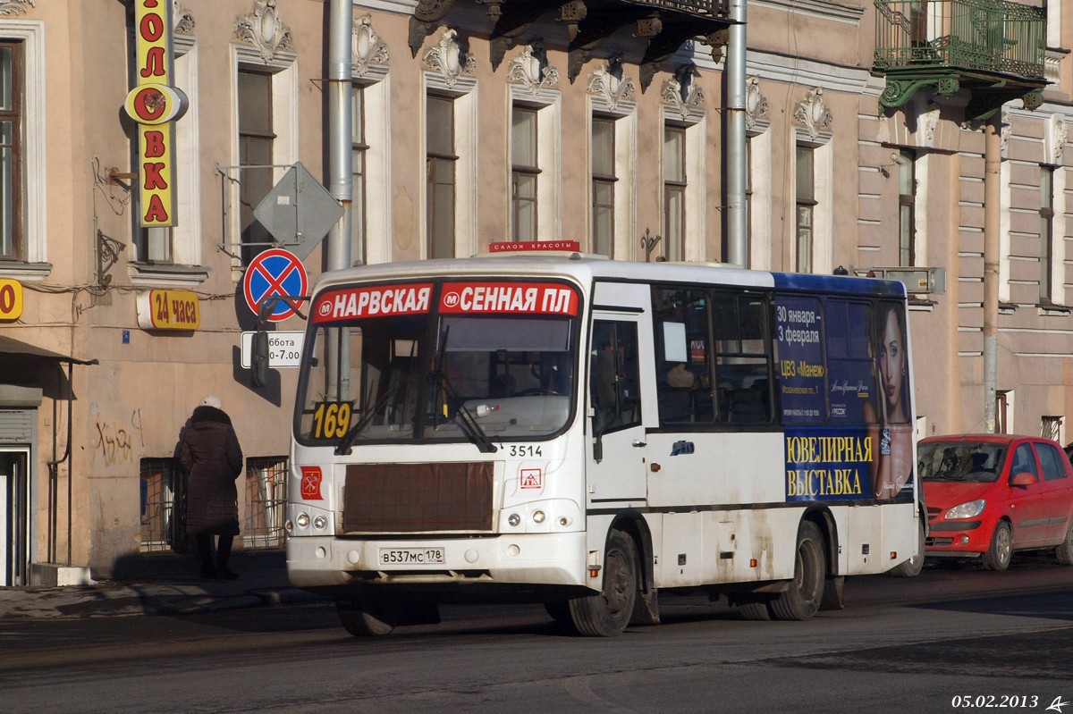 Санкт-Петербург, ПАЗ-320402-05 № n514