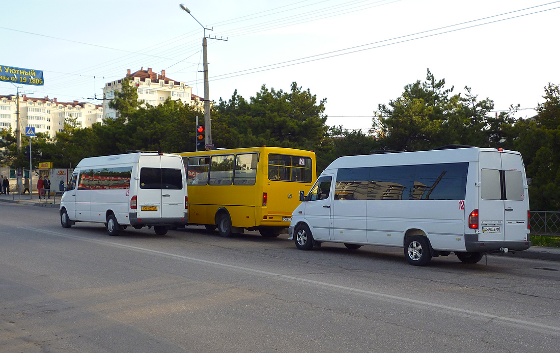 Севастополь, Mercedes-Benz Sprinter W903 312D № CH 1007 AA; Севастополь, Mercedes-Benz Sprinter W903 313CDI № CH 4003 AM