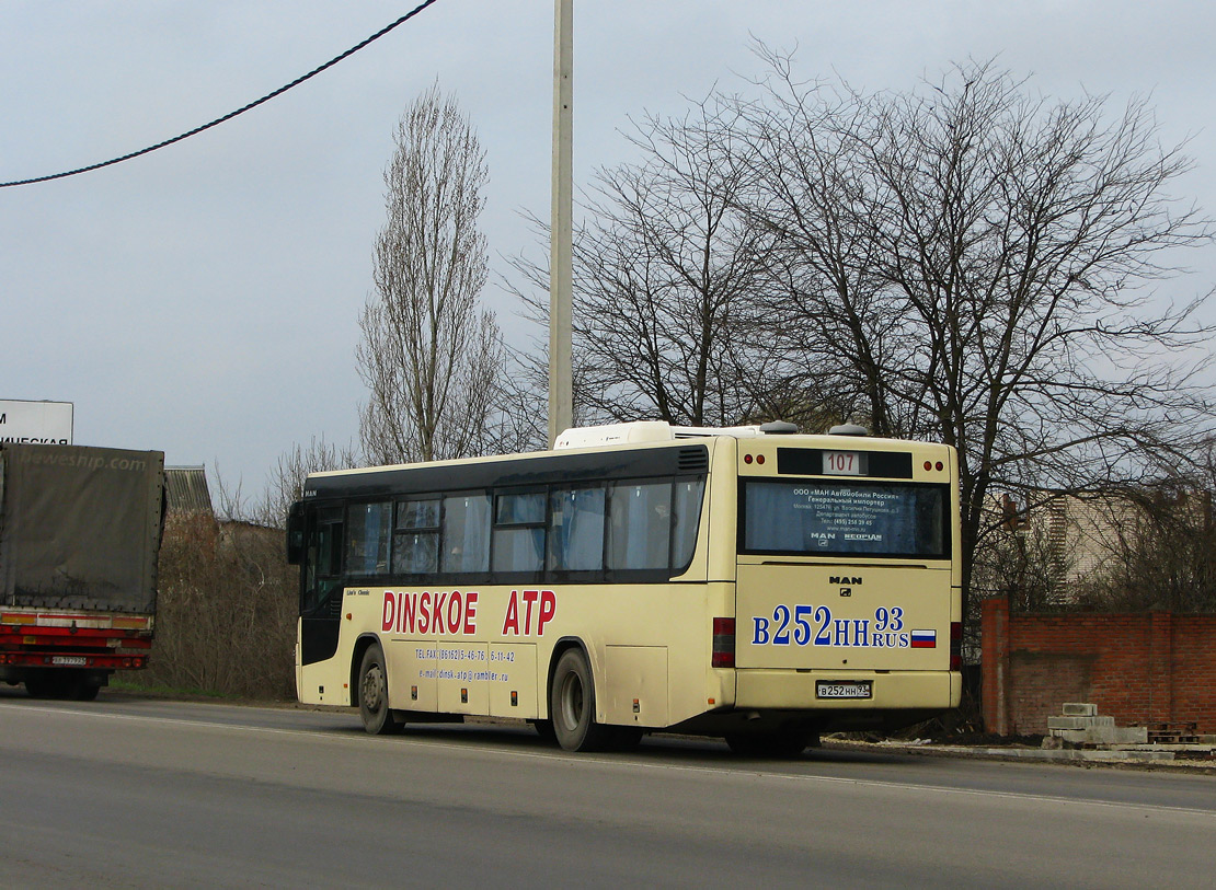 Краснодарский край, MAN A72 Lion's Classic SÜ313 № В 252 НН 93