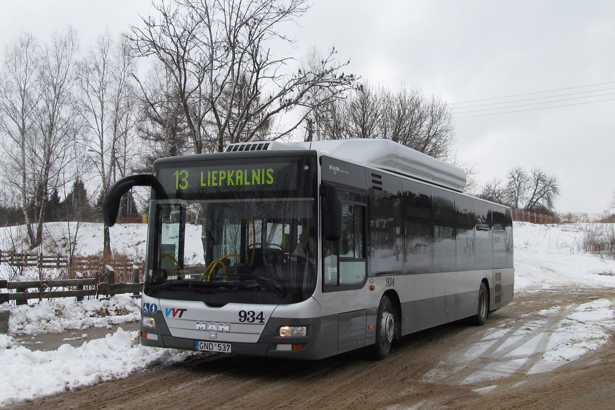 Литва, MAN A21 Lion's City NL273 CNG № 934