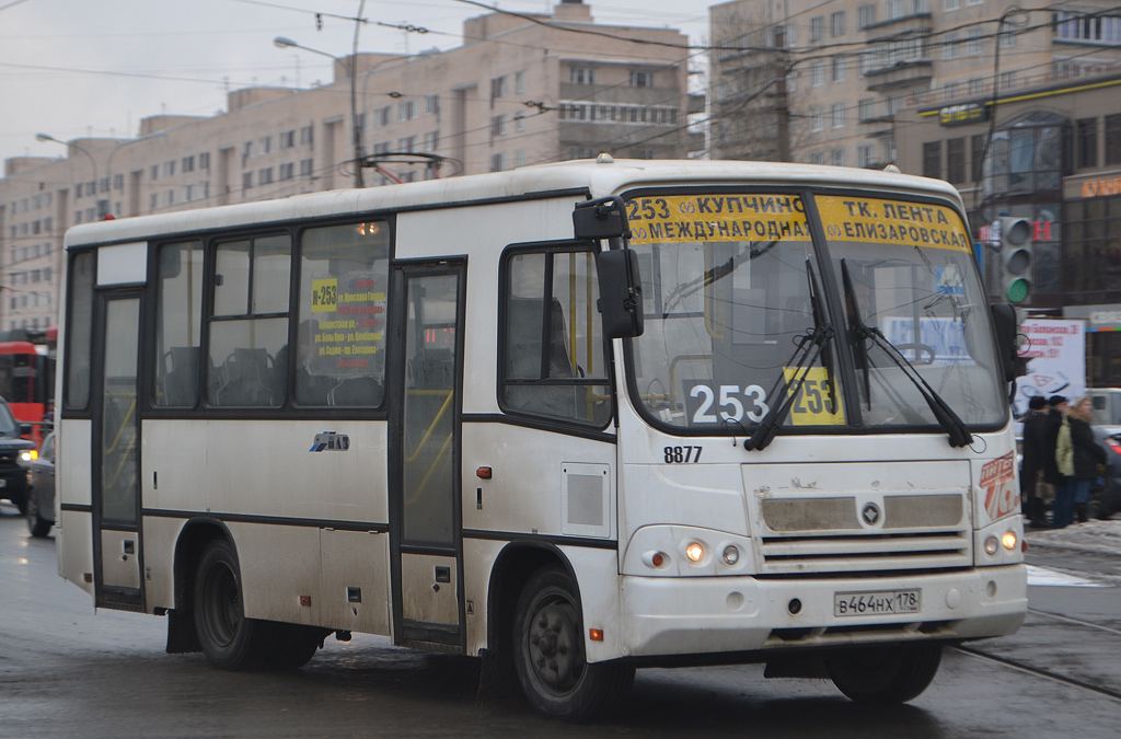 Санкт-Петербург, ПАЗ-320402-05 № 8877