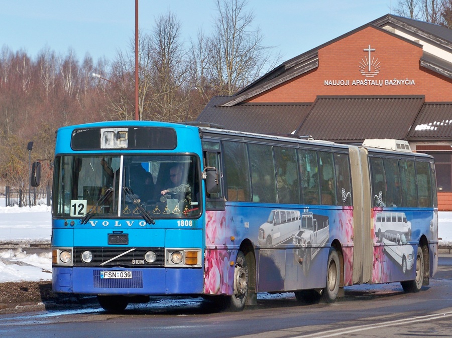 Литва, Van Hool T8 Alizée 210 № 1808