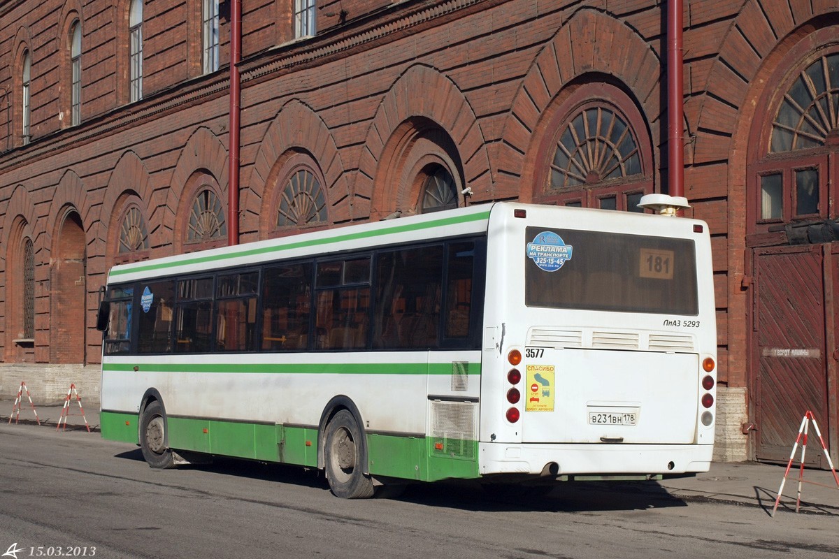 Санкт-Петербург, ЛиАЗ-5293.53 № 3577