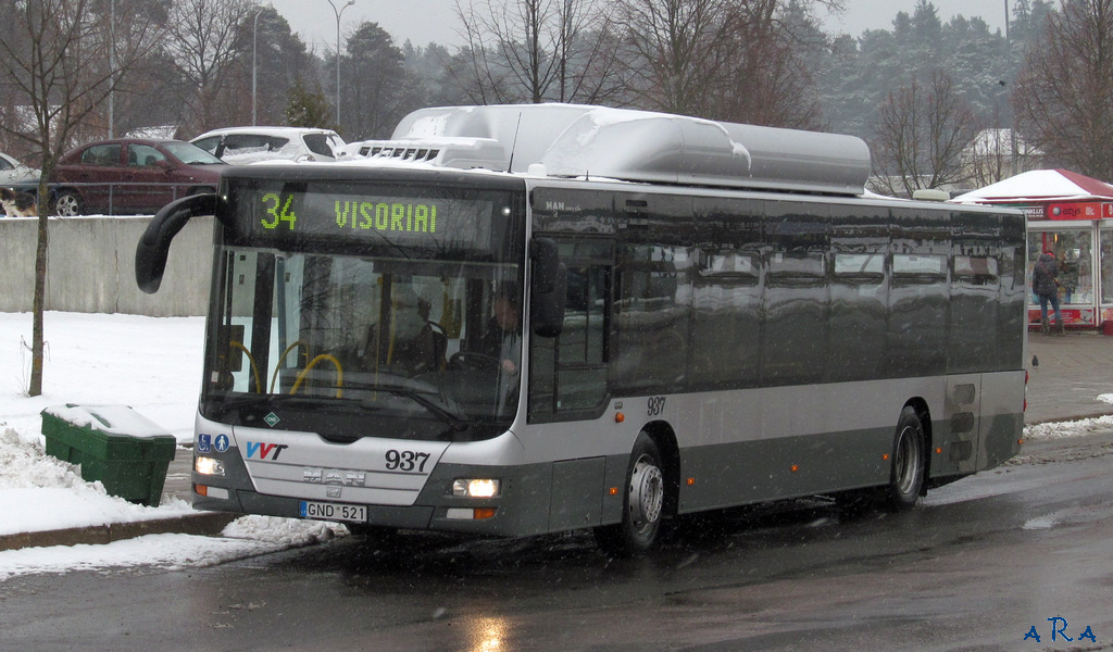 Литва, MAN A21 Lion's City NL273 CNG № 937