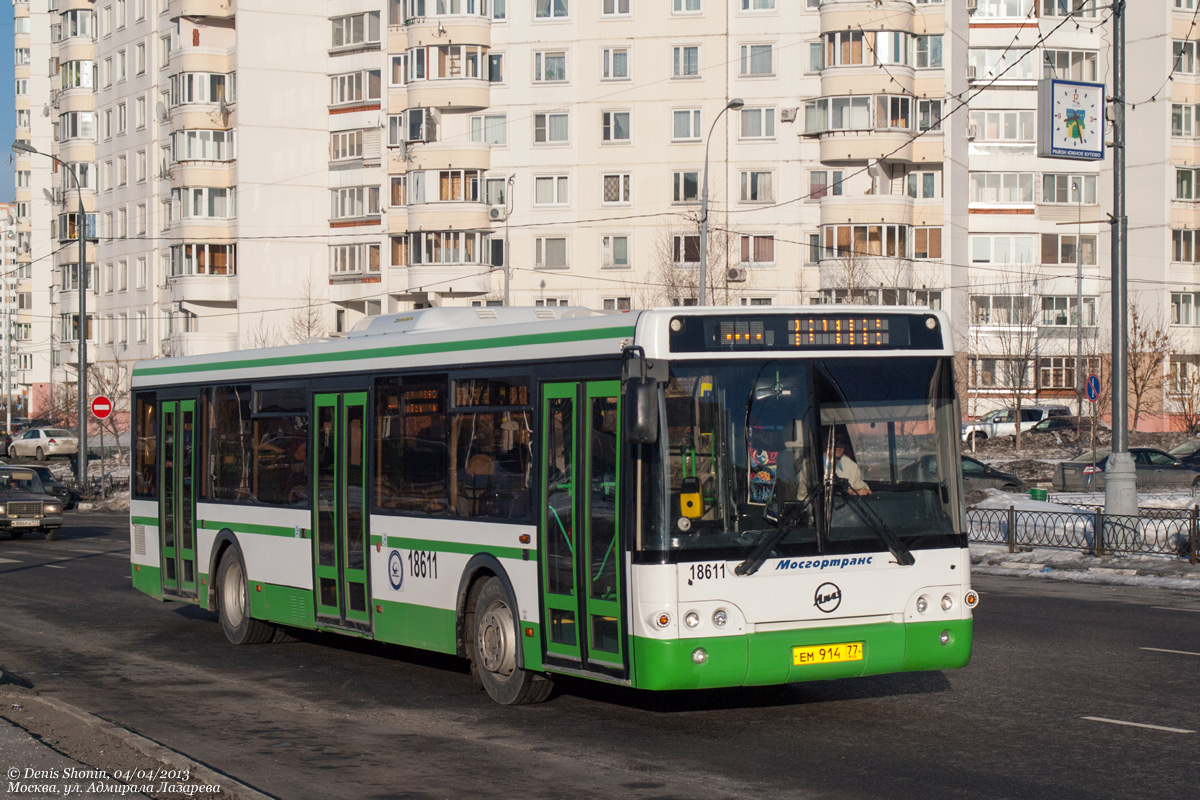 Москва, ЛиАЗ-5292.21 № 18611