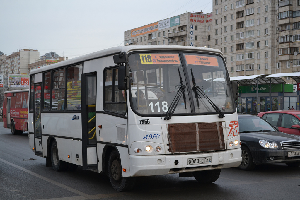 Санкт-Петербург, ПАЗ-320402-05 № 7955