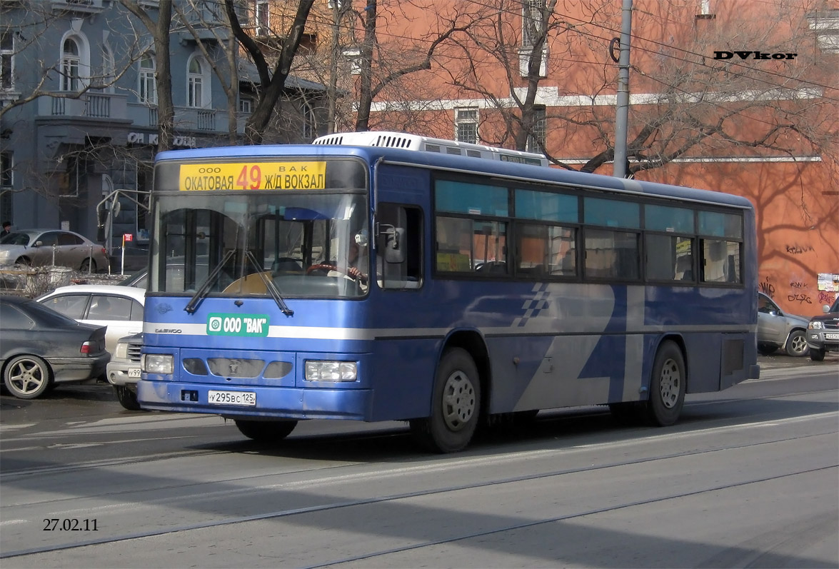 Приморский край, Daewoo BS106 Royal City (Busan) № У 295 ВС 125