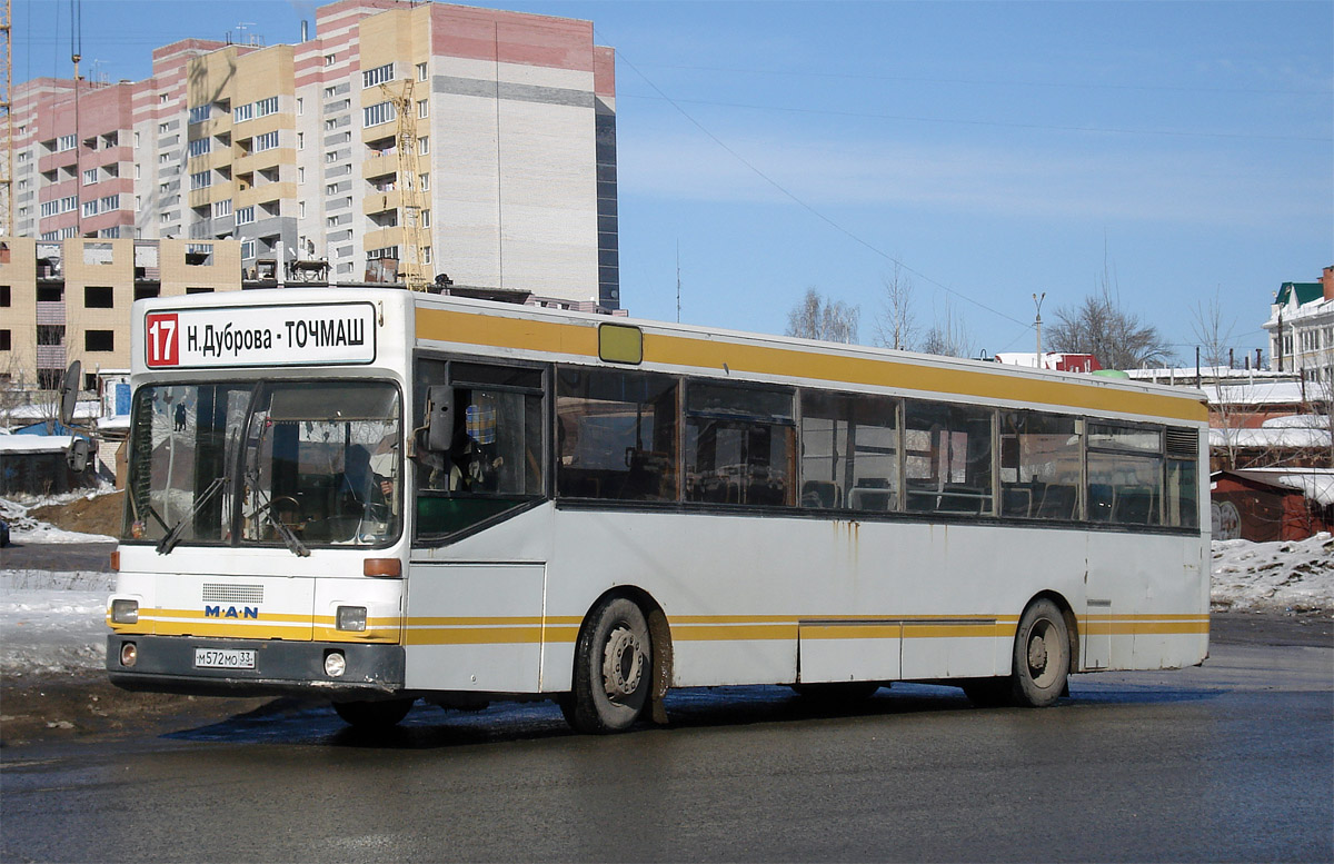 Владимирская область, MAN 791 SL202 № М 572 МО 33