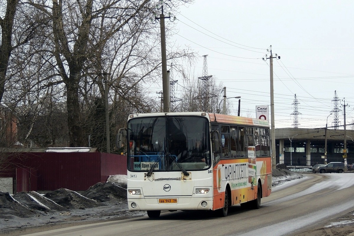 Ленинградская область, ЛиАЗ-5256.23-01 (ГолАЗ) № 3413