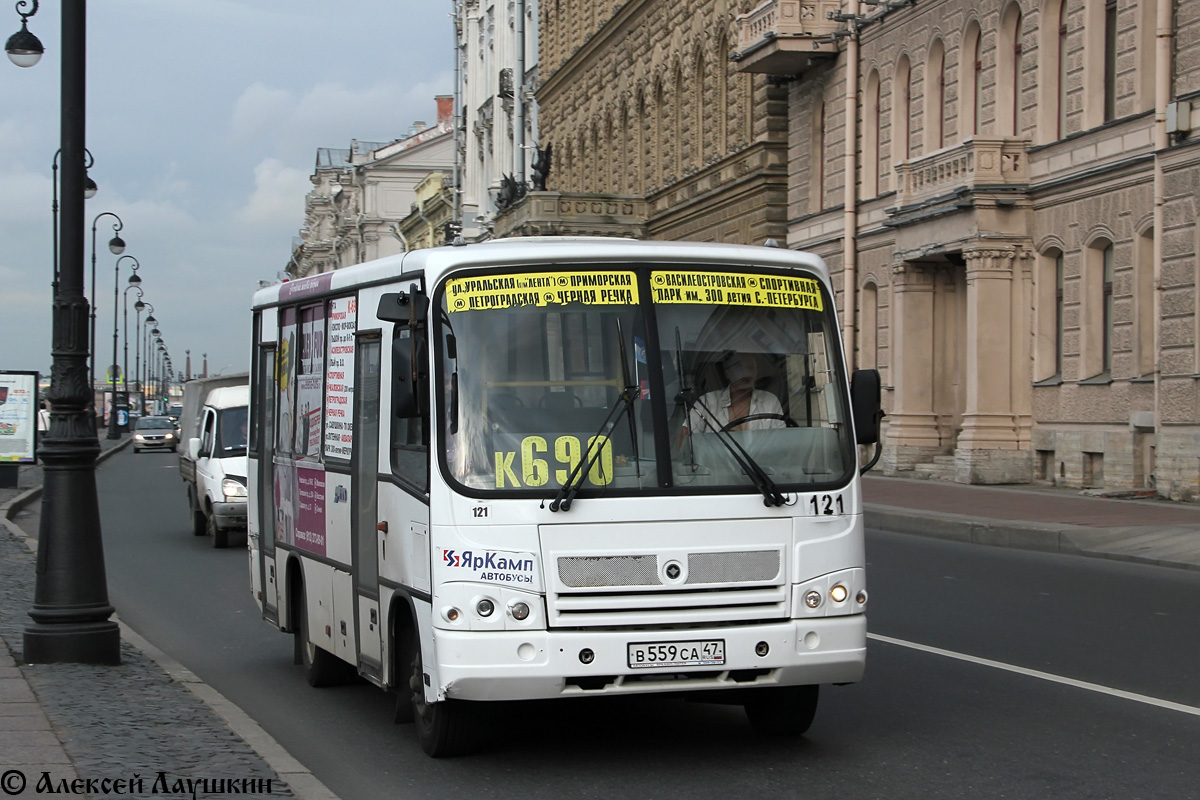 Санкт-Петербург, ПАЗ-320402-03 № 121