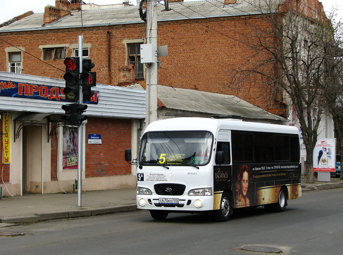 Krasnodar region, Hyundai County LWB C09 (TagAZ) Nr. С 670 КО 123