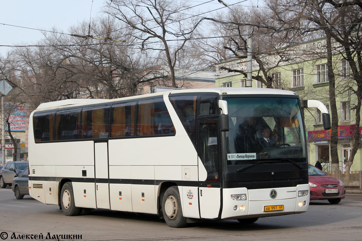 Липецкая область, Mercedes-Benz O350-15RHD Tourismo № АВ 997 48