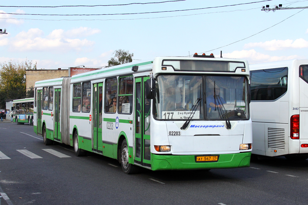 Moskau, LiAZ-6212.01 Nr. 02203