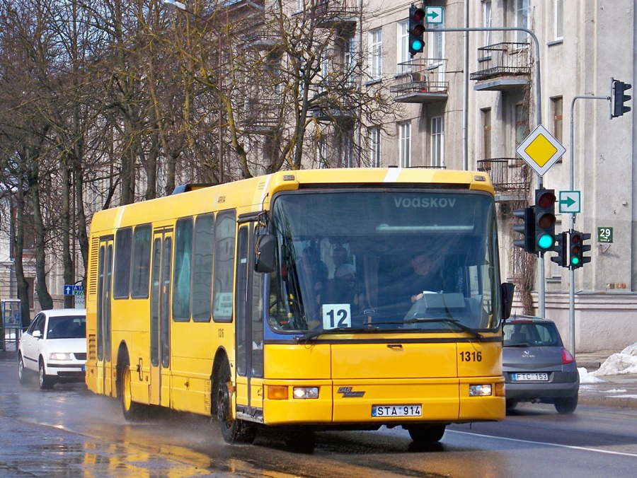 Литва, DAB Citybus 15-1200C № 1316