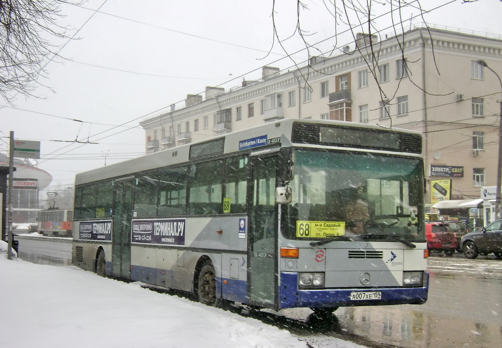 Пермский край, Mercedes-Benz O407 № А 007 ХЕ 159