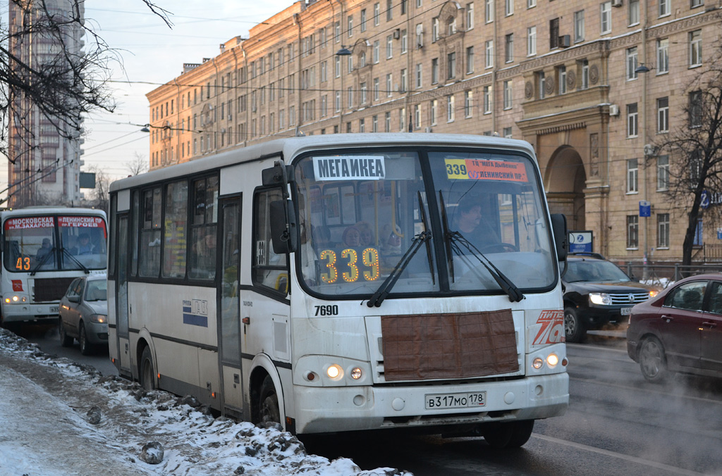 Санкт-Петербург, ПАЗ-320412-05 № 7690