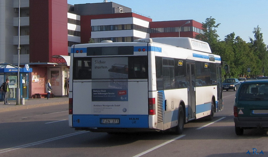 Литва, MAN A20 NÜ233 CNG № FZN 371