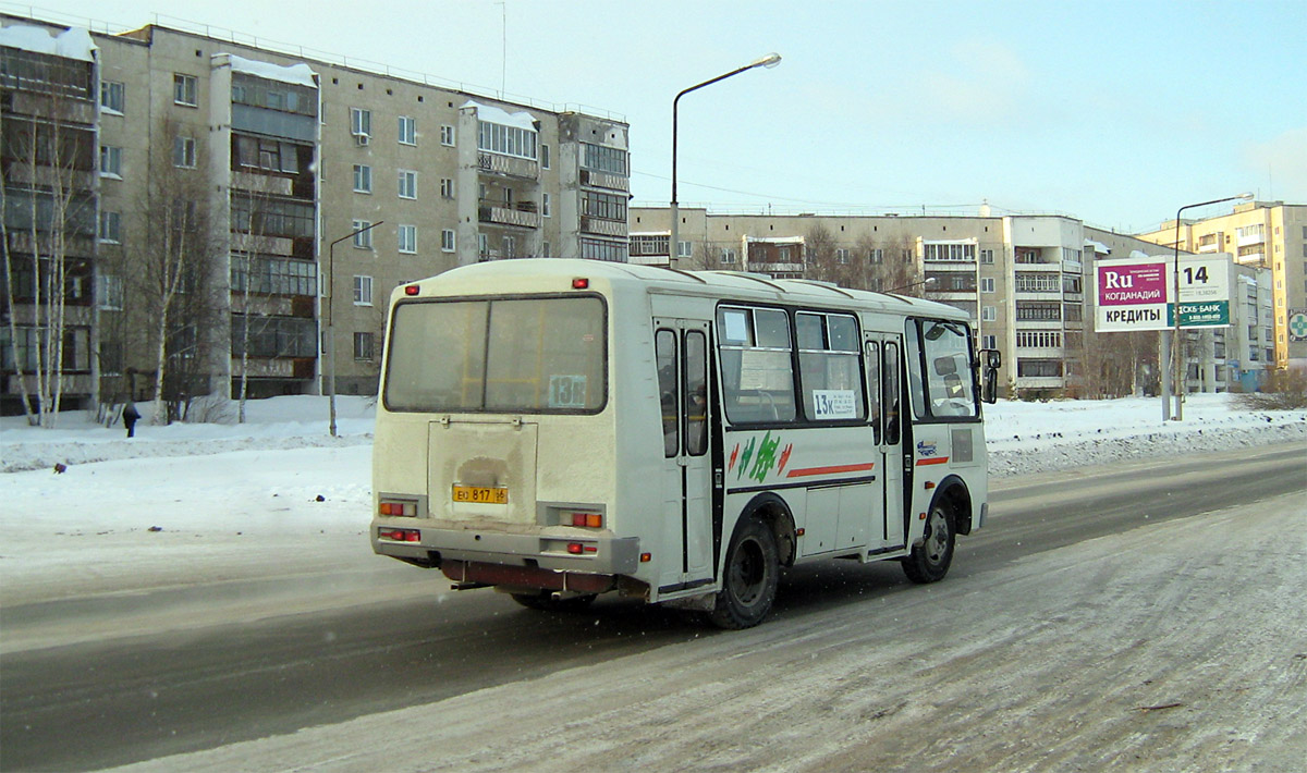 Свердловская область, ПАЗ-32054 № ЕО 817 66