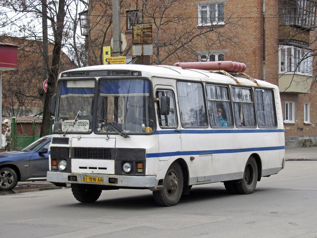 Полтавская область, ПАЗ-32051-110 № BI 1518 AA