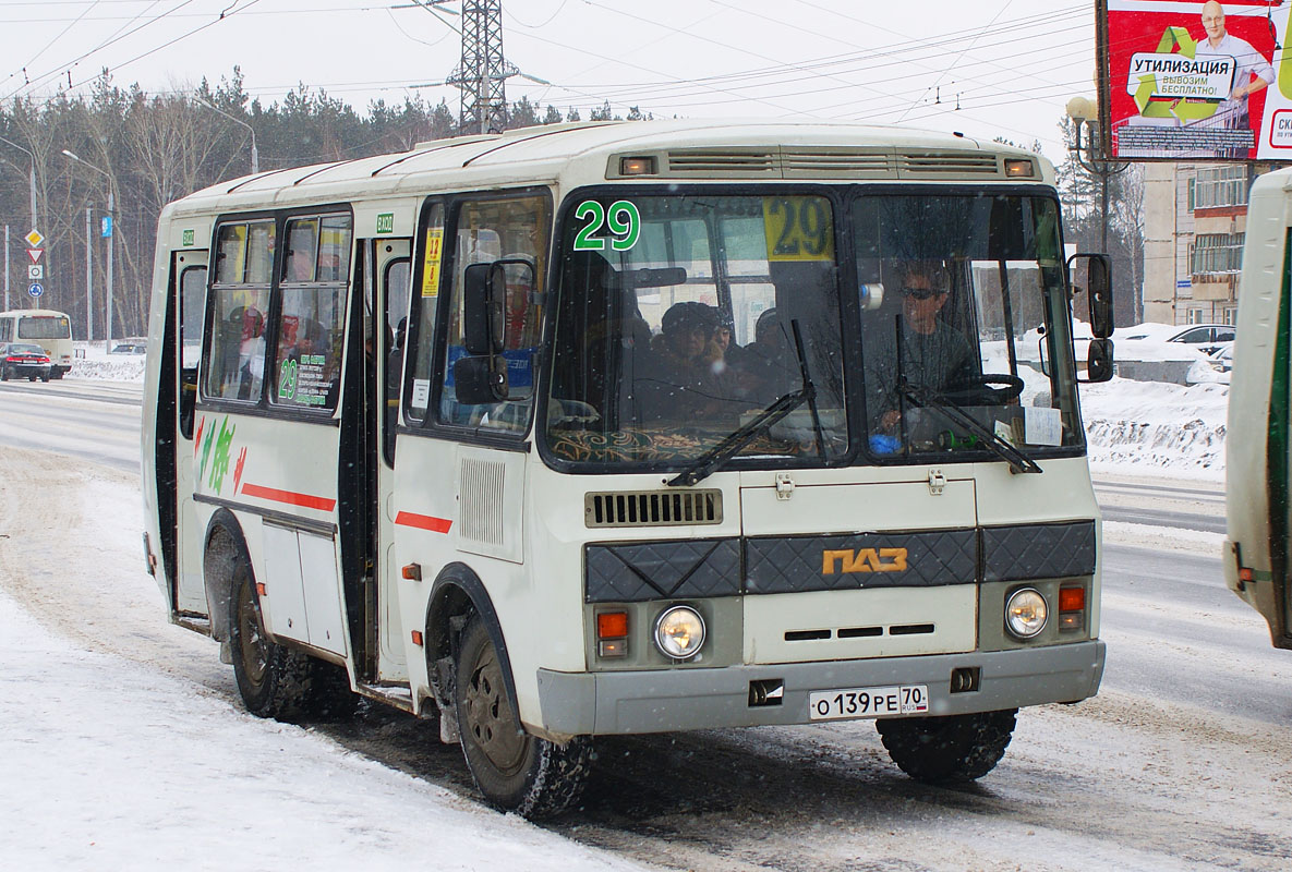 Томская область, ПАЗ-32054 № О 139 РЕ 70