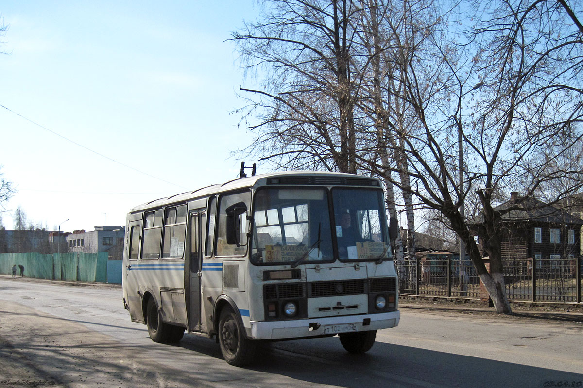 Нижегородская область, ПАЗ-32053 № Т 102 НМ 52