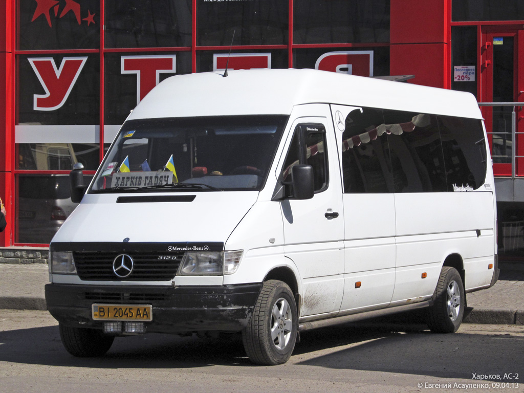 Полтавская область, Mercedes-Benz Sprinter W903 312D № BI 2045 AA