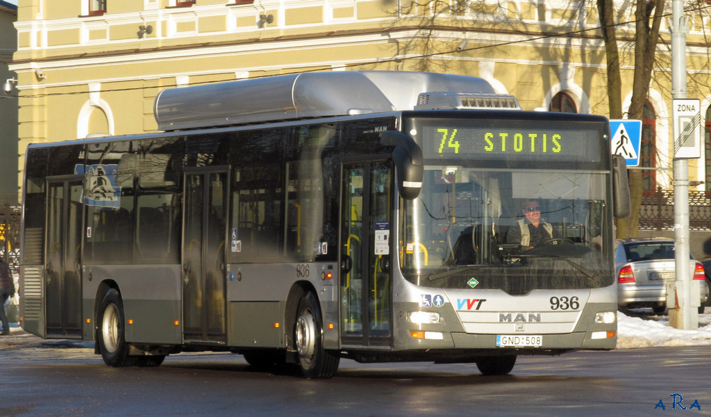 Литва, MAN A21 Lion's City NL273 CNG № 936