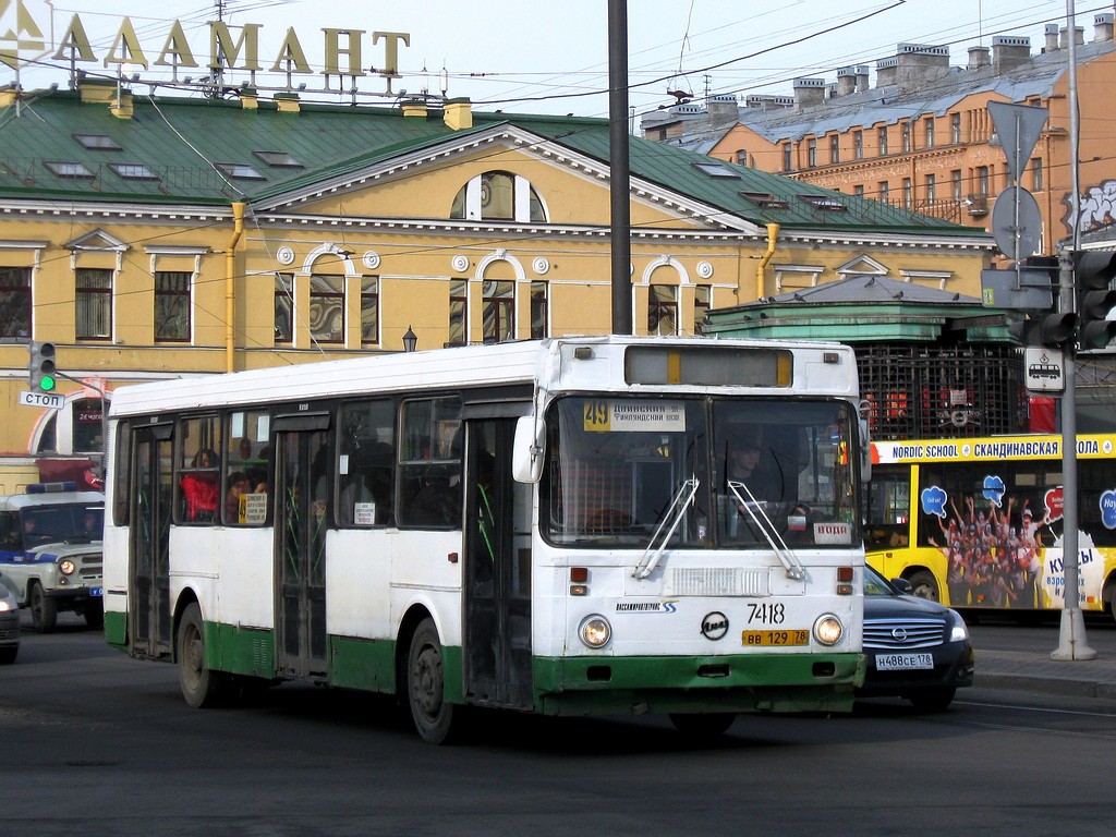 Санкт-Петербург, ЛиАЗ-5256.25 № 7418