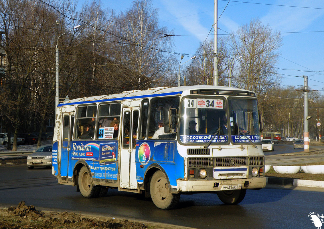 Нижегородская область, ПАЗ-32054 № М 431 АК 152