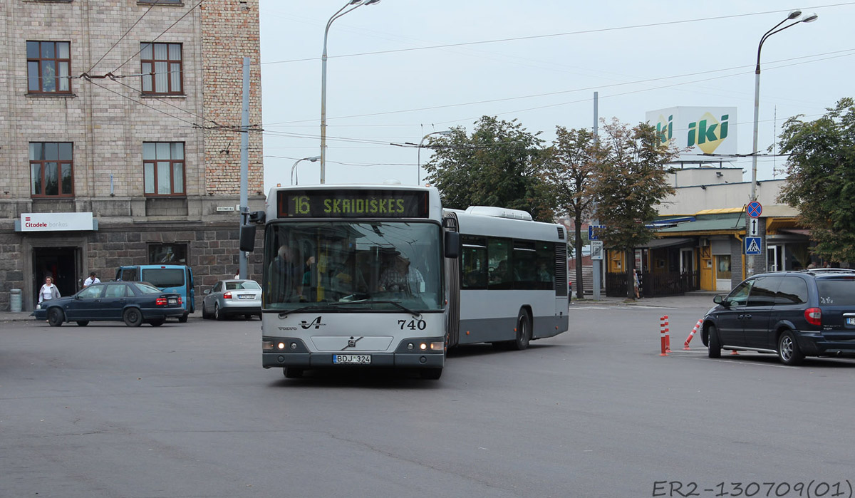 Литва, Volvo 7700A № 740