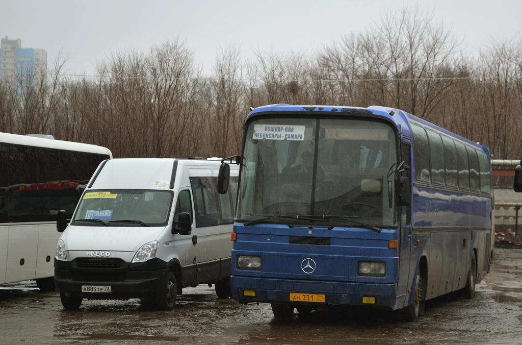 Ульяновская область, София (IVECO Daily 50C15V) № А 885 ТЕ 73; Чувашия, Mercedes-Benz O303-15RHD № АН 331 21