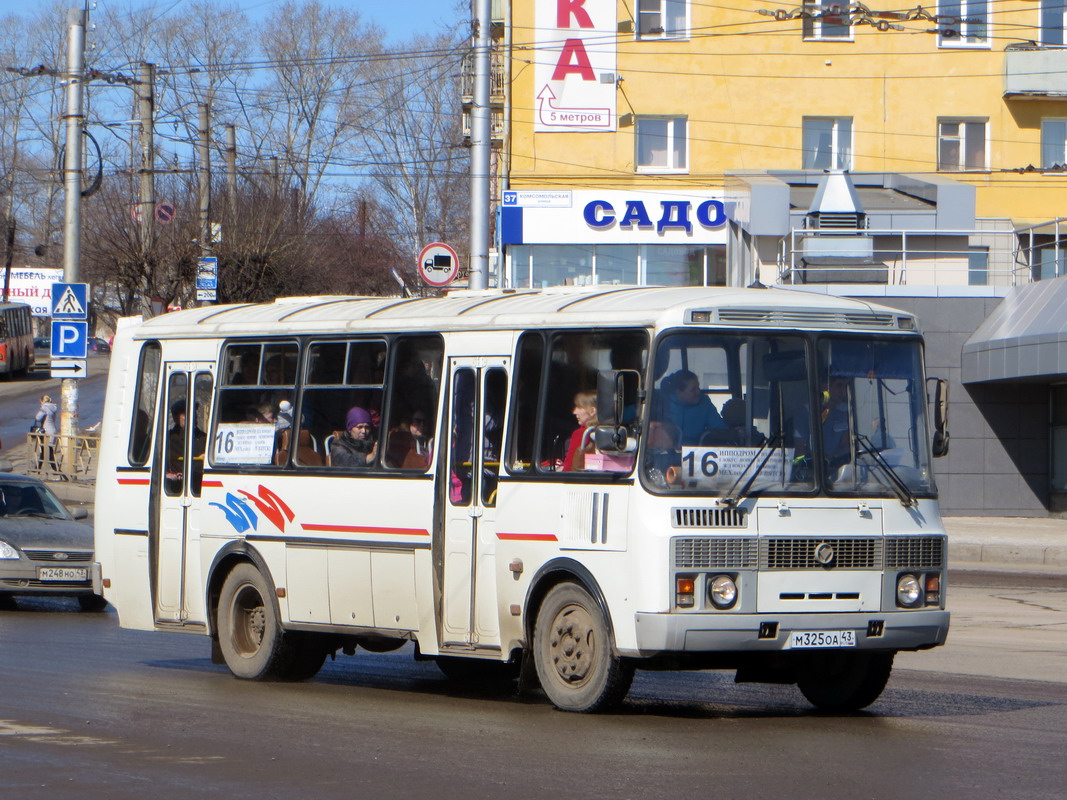 Кировская область, ПАЗ-4234 № М 325 ОА 43