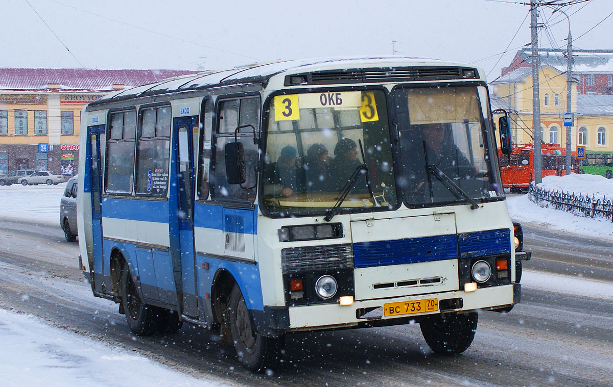 Томская область, ПАЗ-32051-110 № ВС 733 70