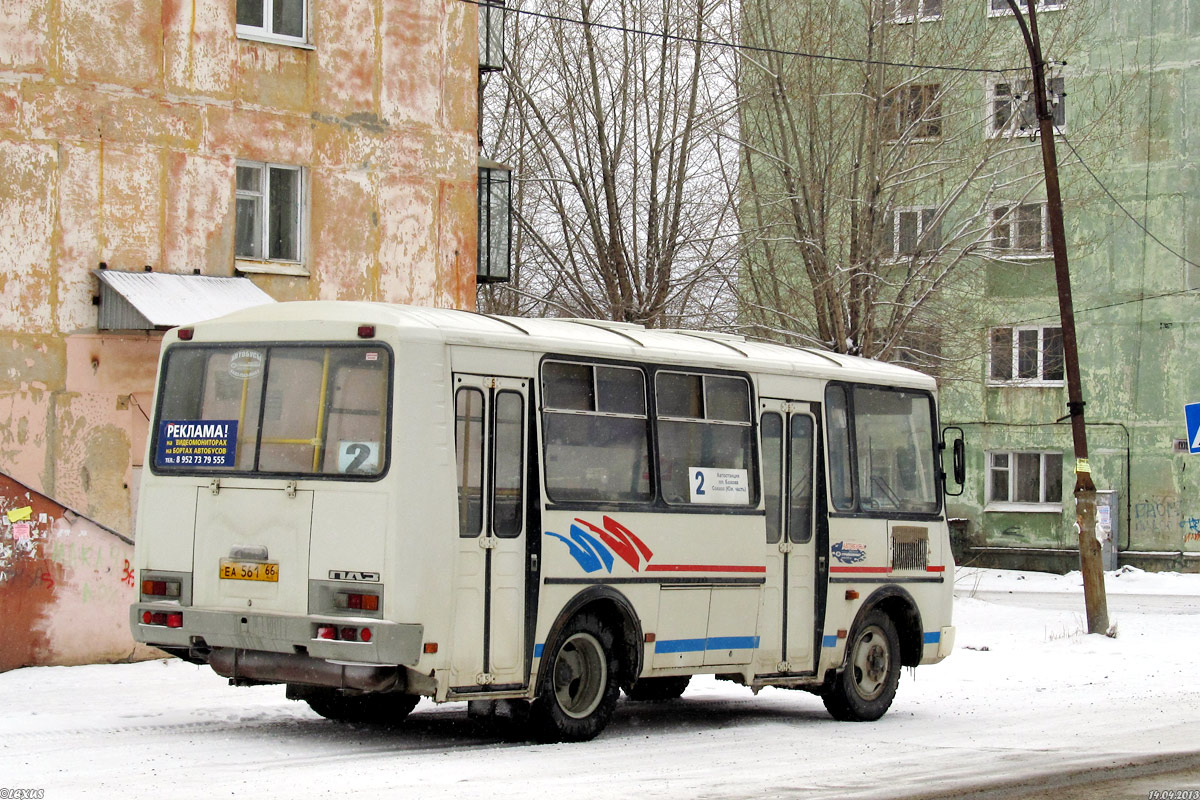 Свердловская область, ПАЗ-32054 № ЕА 561 66