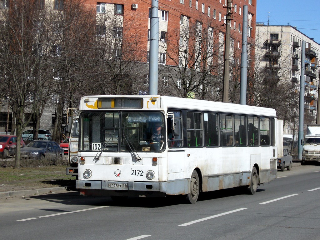 Санкт-Петербург, ЛиАЗ-5256.25 № 2172