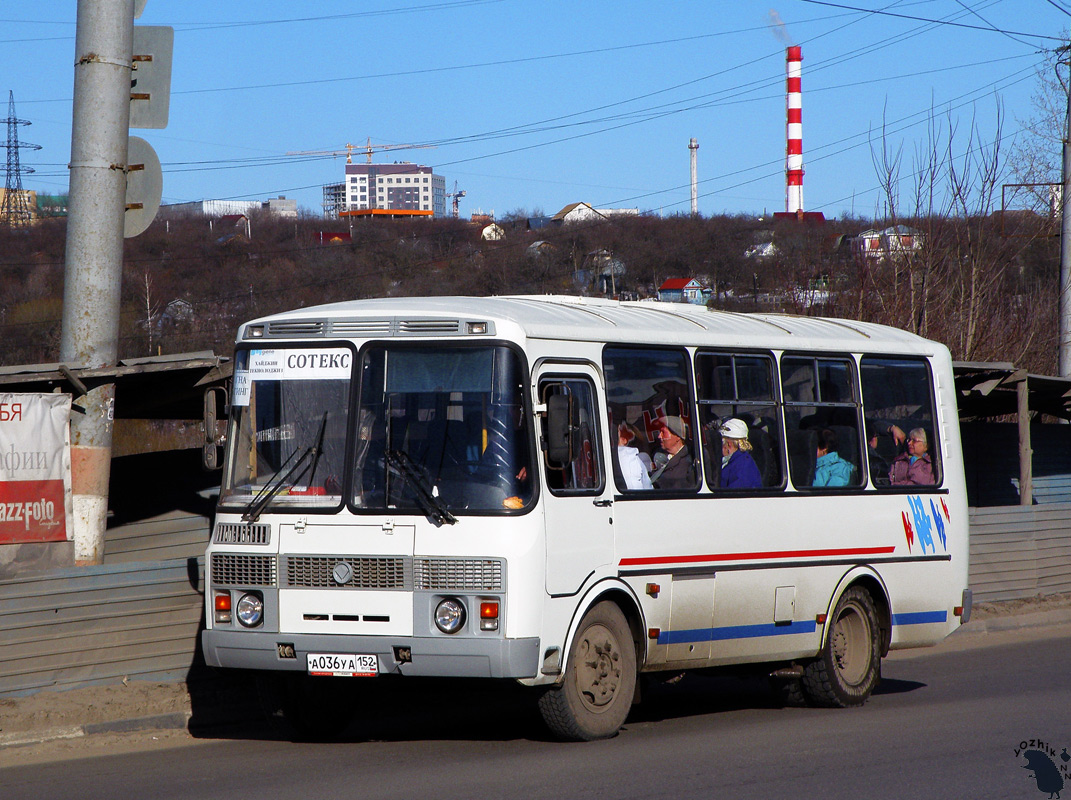 Нижегородская область, ПАЗ-32054-07 № А 036 УА 152