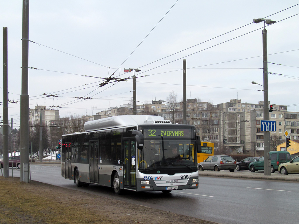 Литва, MAN A21 Lion's City NL273 CNG № 932