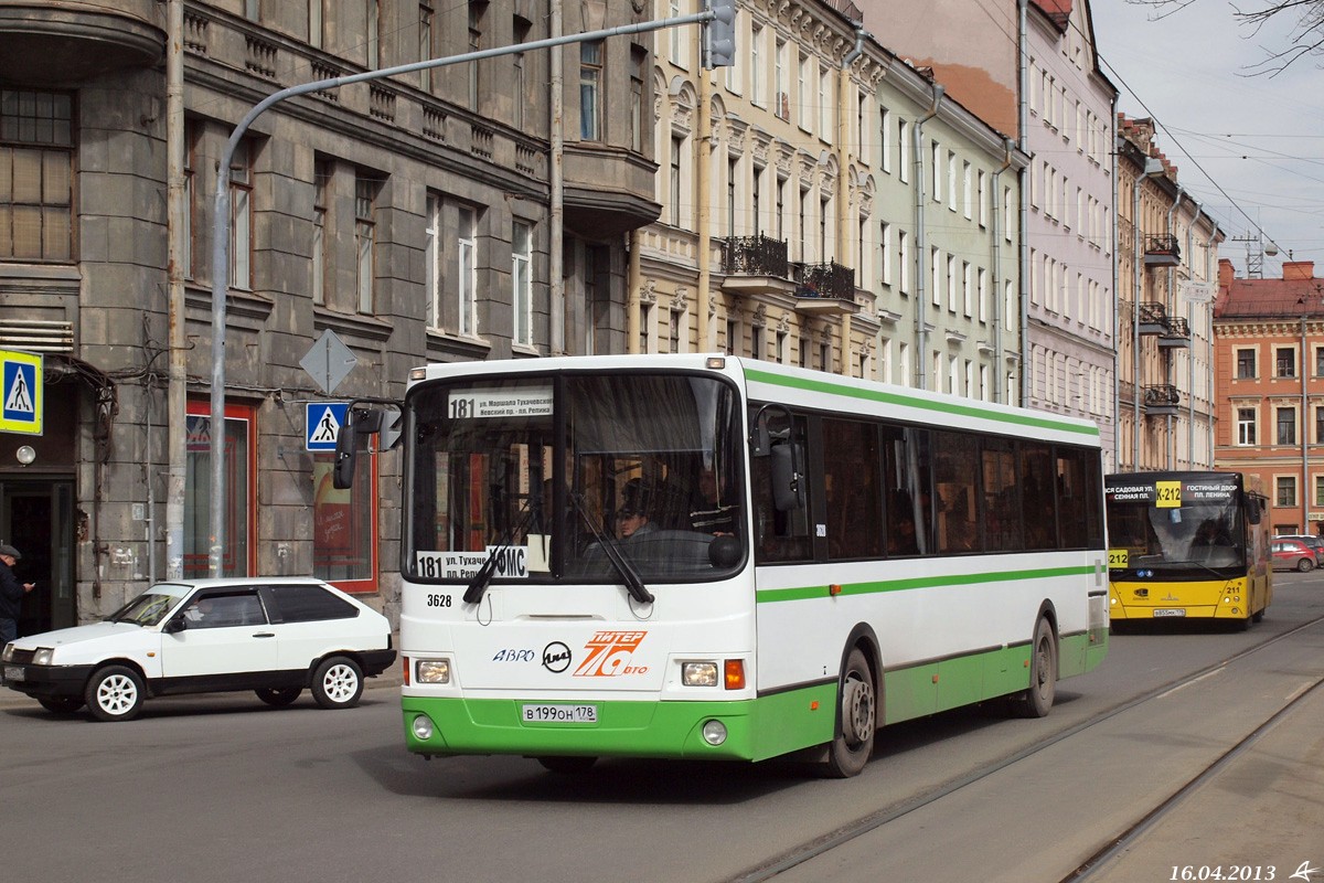 Szentpétervár, LiAZ-5293.60 sz.: 3628