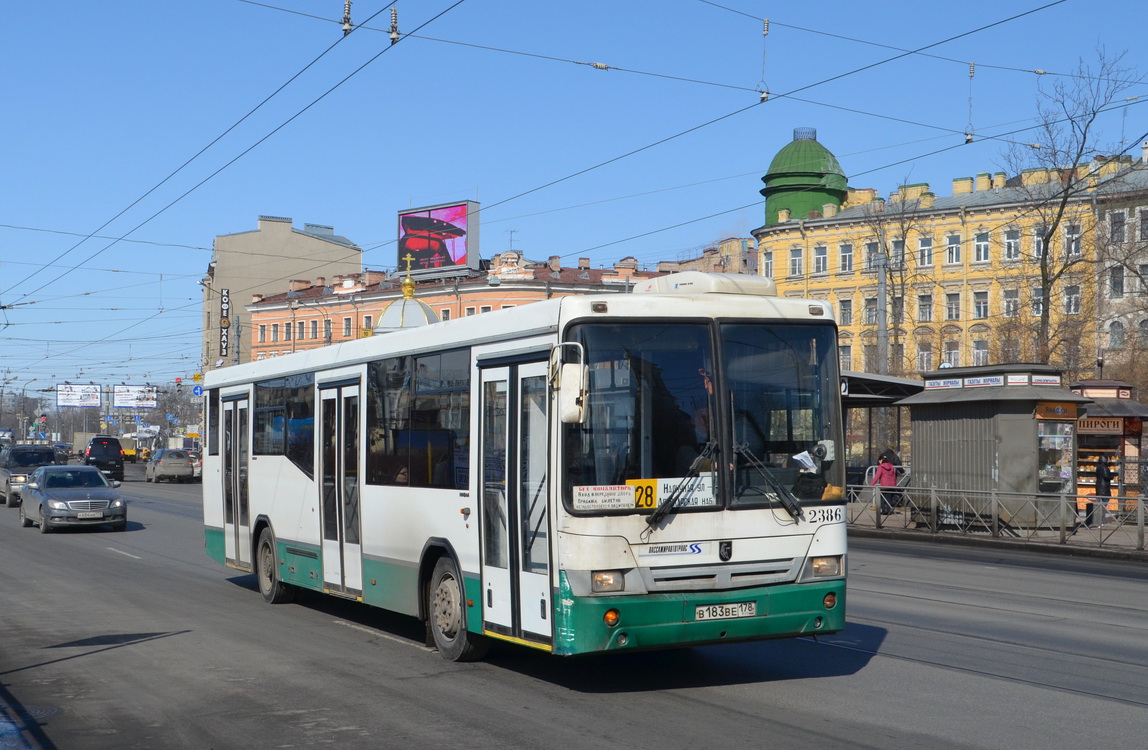 Sankt Petersburg, NefAZ-5299-30-32 Nr 2386