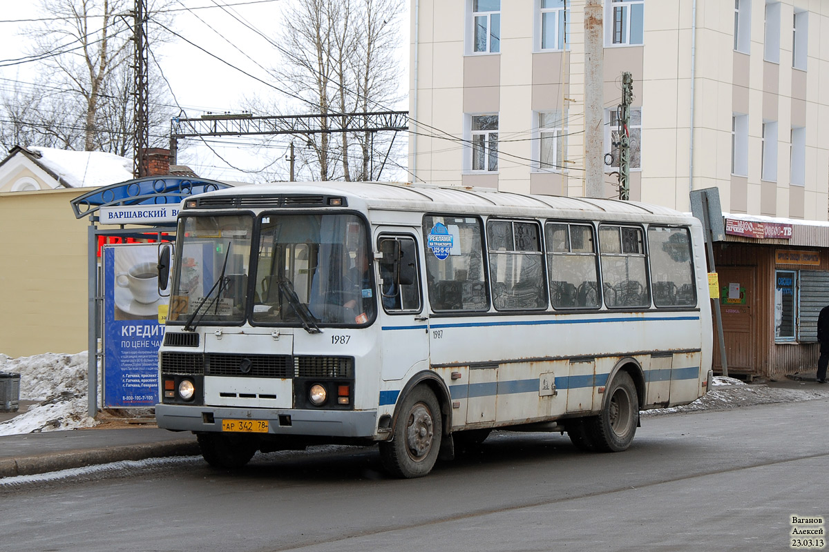 Ленинградская область, ПАЗ-4234 № 1987