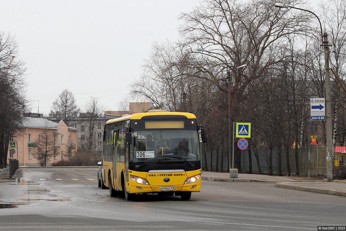 Санкт-Петербург, Yutong ZK6852HG № В 410 АР 178